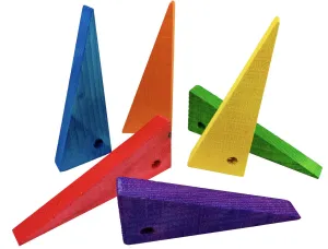 2072 Pk6 Large Triangles Foot Talon Craft Part Bird Toys