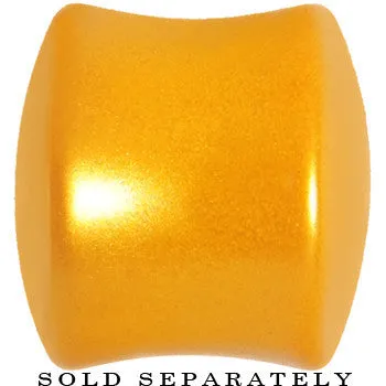 9/16 Honey Yellow Metallic Pearl Acrylic Saddle Plug