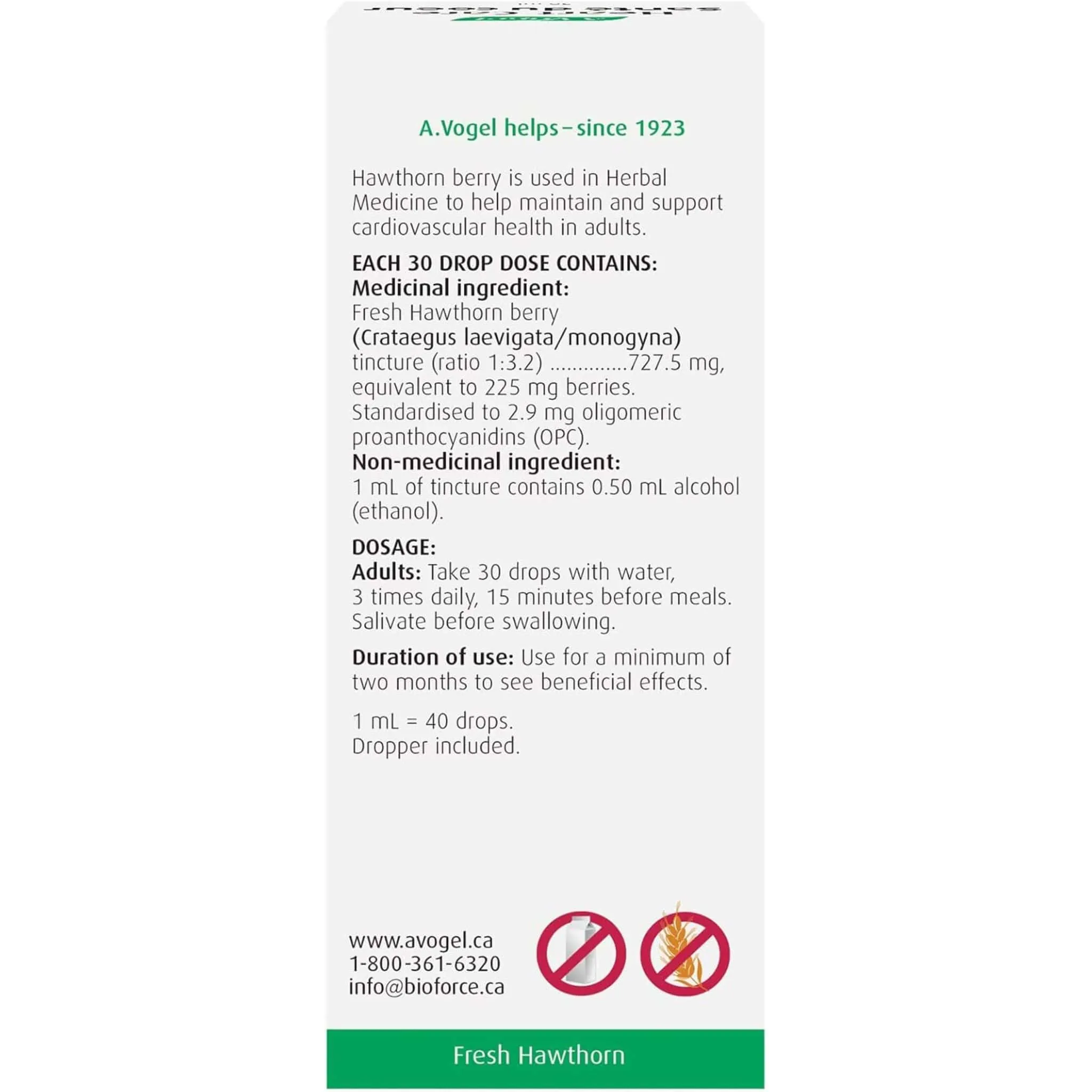 A. Vogel Heart Care, with Fresh Hawthorn Berry, 50ml