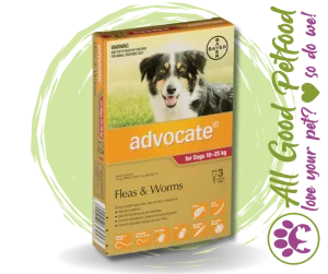 Advocate for Large Dogs 10kg - 25kg - 3 Pack
