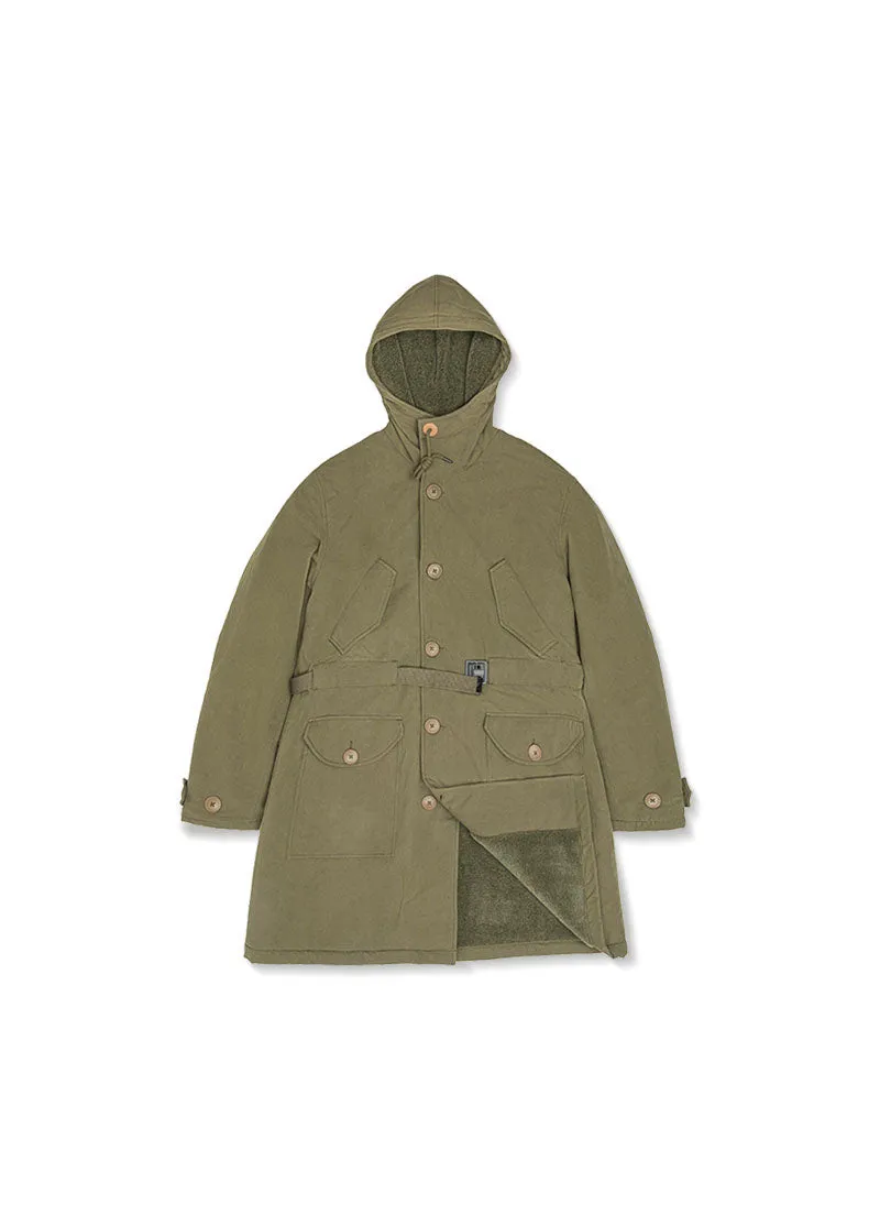 American M47 Heavy Hooded Warm Mid-Length Cotton Men's Coat
