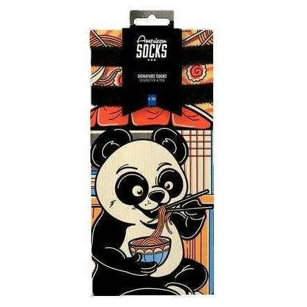 American Socks Orange Panda Mid High Socks