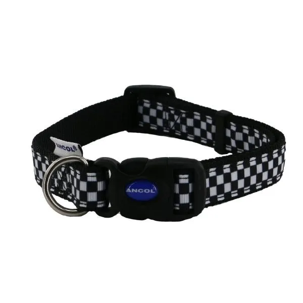 Ancol Checkerboard Collar Size L 45-70cm Size 5-9