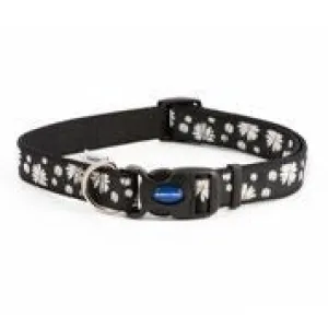 Ancol Fashion Adjustable Nylon Collar Black Daisy 45-70cm