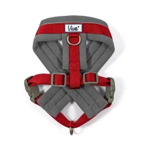 Ancol Viva Nylon Padded Harness Red Small 36-42cm