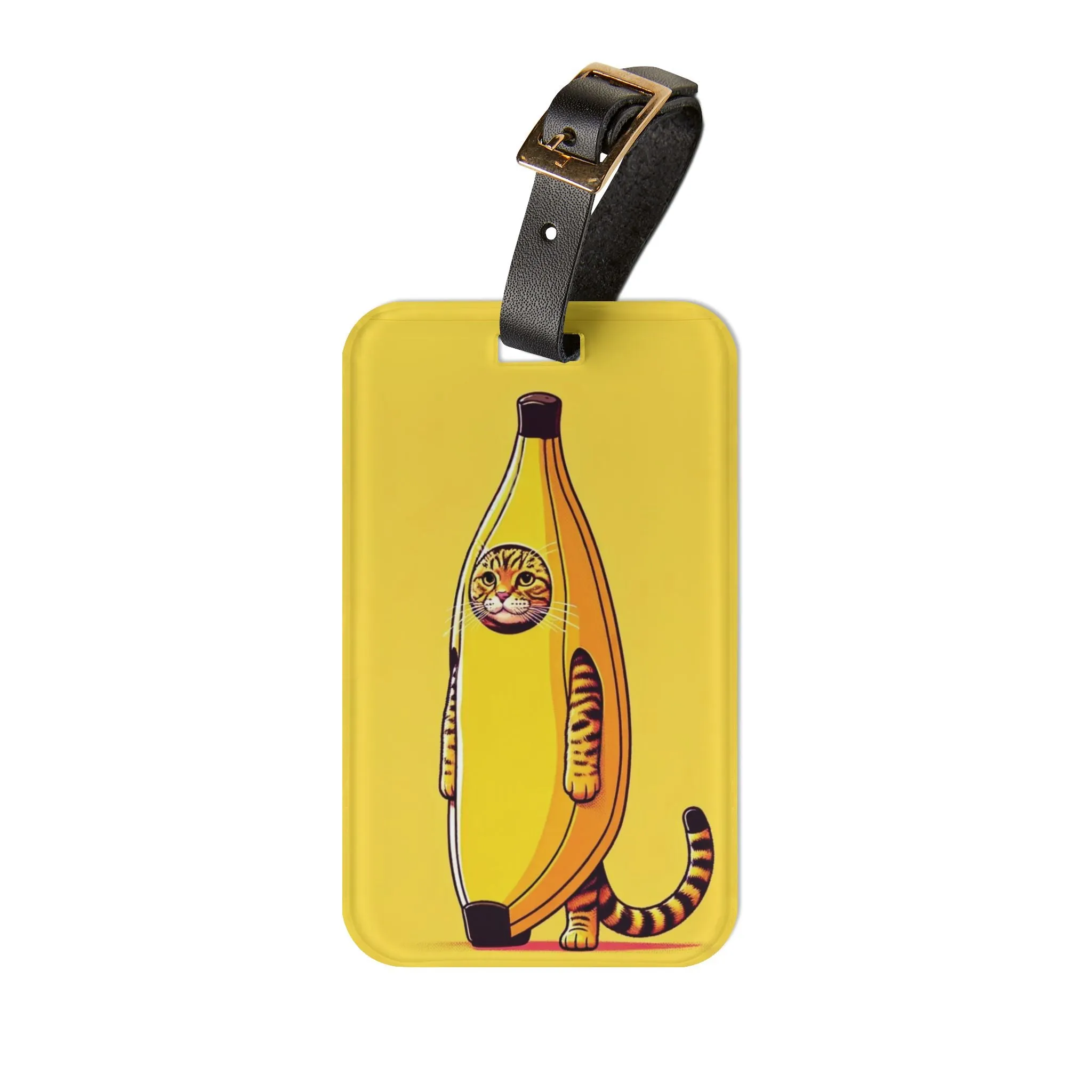 Banana Cat - Luggage Tag - Travel Gift