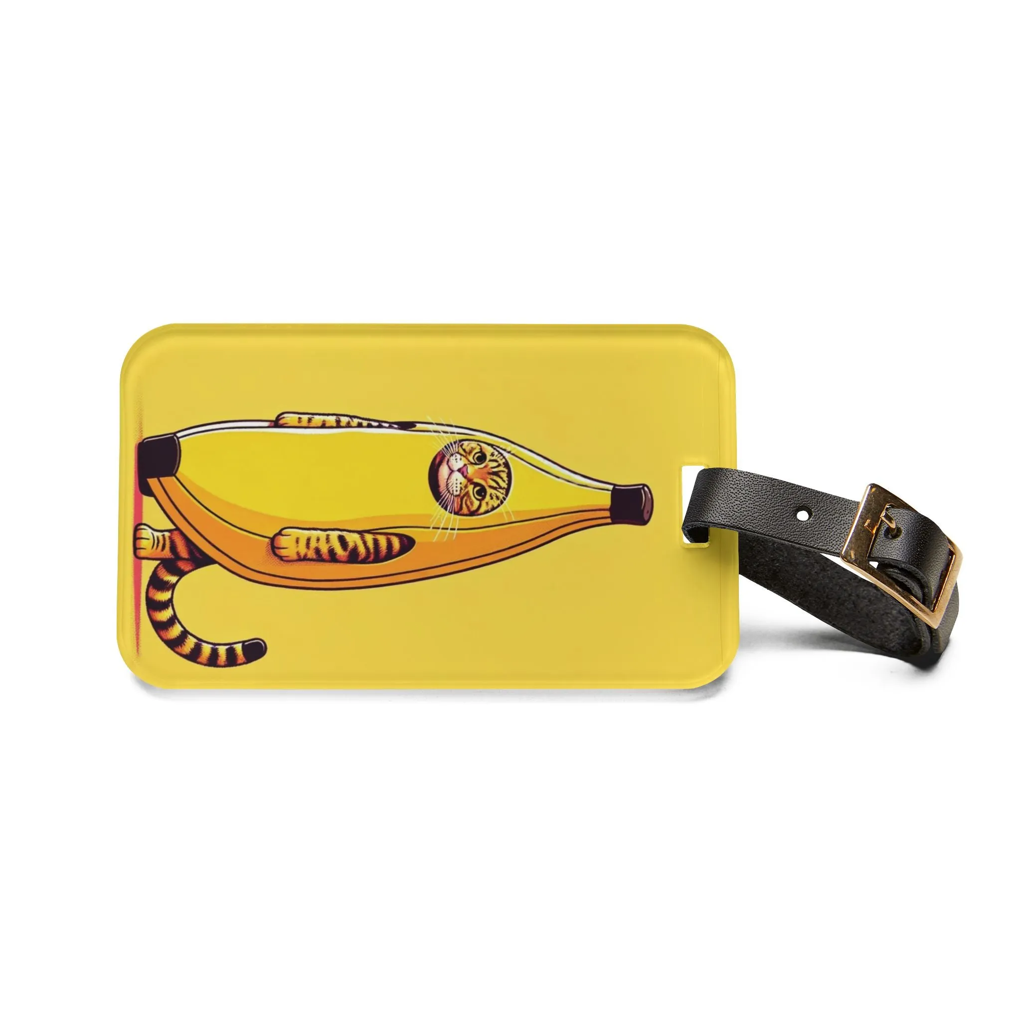 Banana Cat - Luggage Tag - Travel Gift
