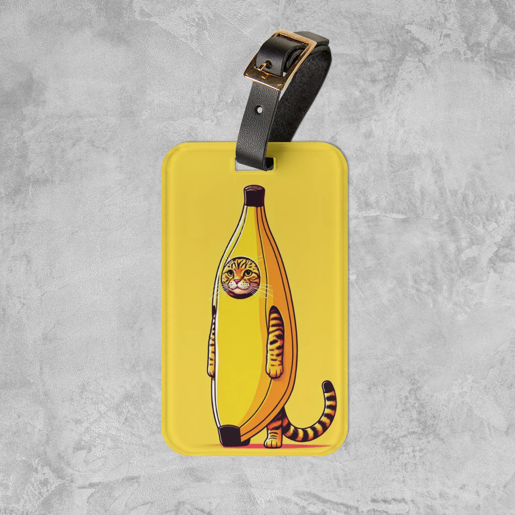 Banana Cat - Luggage Tag - Travel Gift