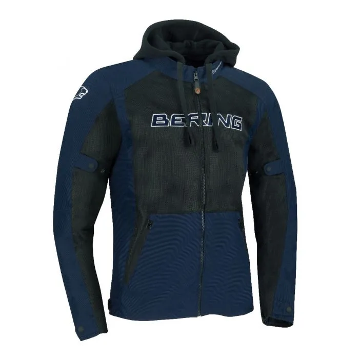 BERING 🇫🇷 SPIRIT MOTORCYCLE JACKET BLACK/BLUE