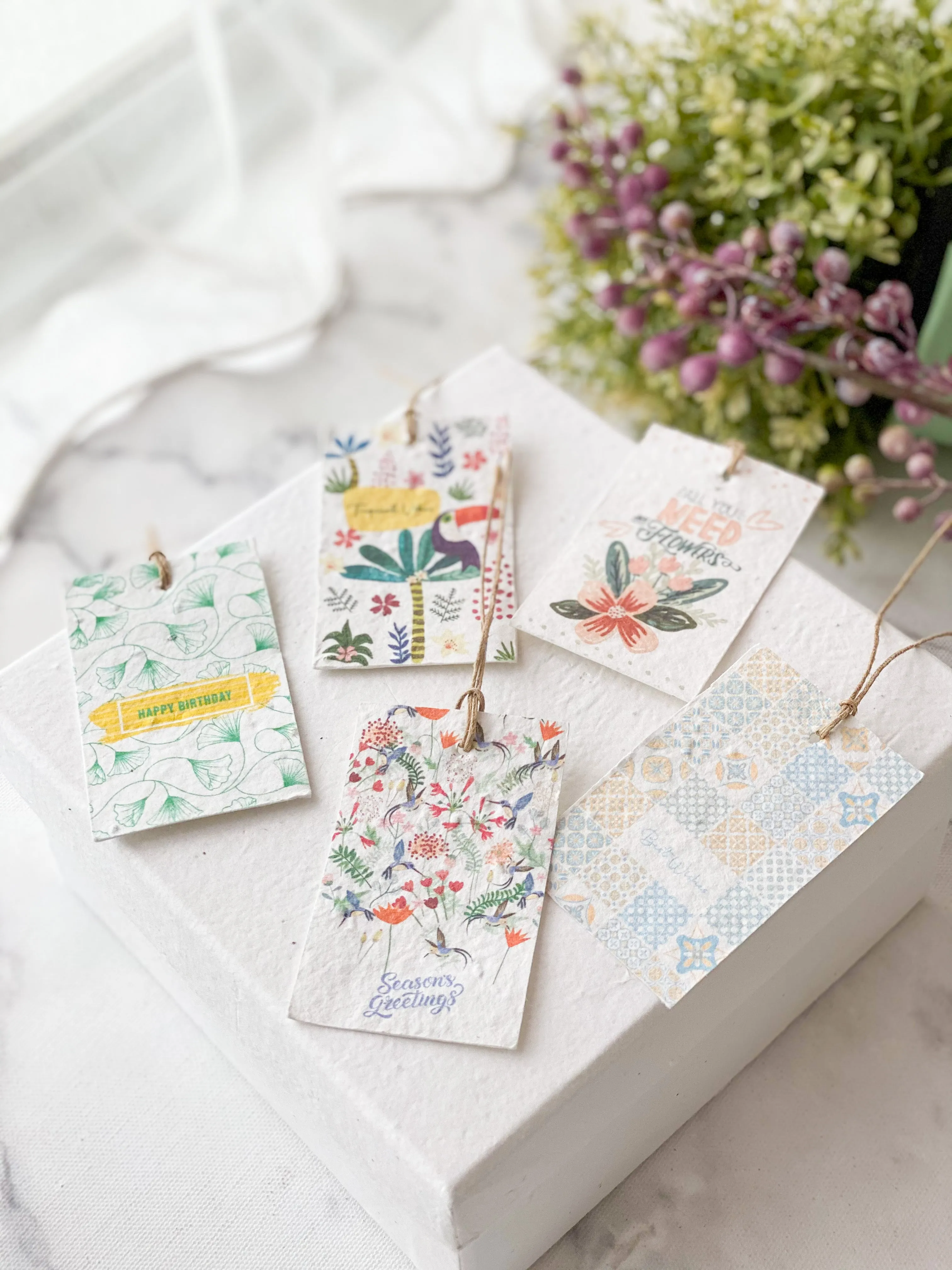 BĪJ Gift Tags - Happy Birthday