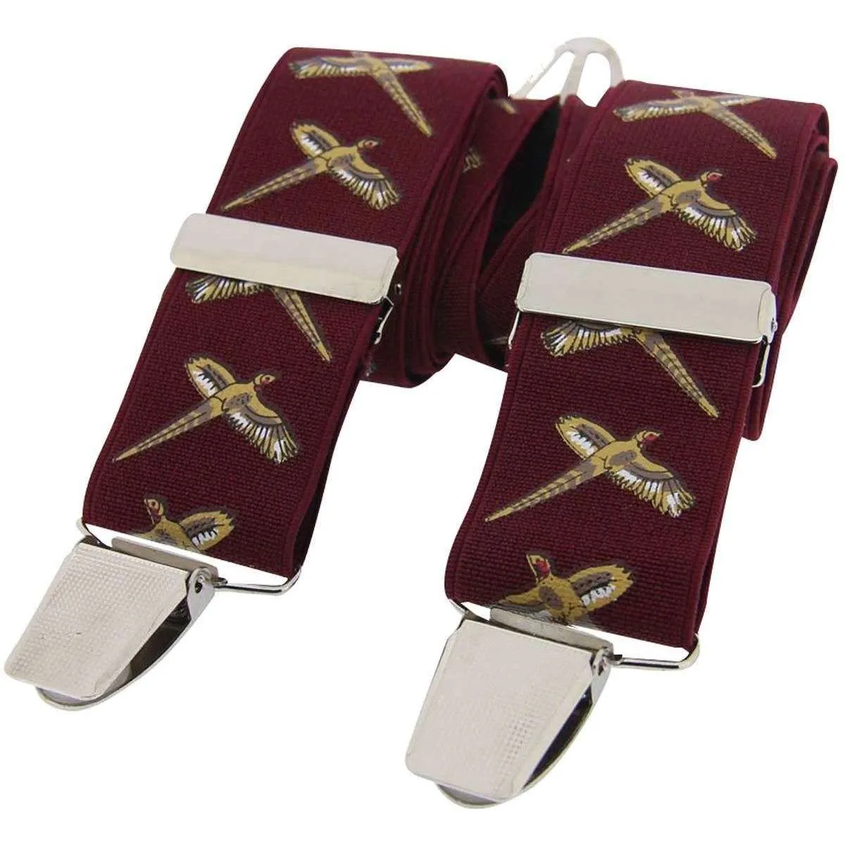 Burgundy Flying Pheasant Classic Country Braces