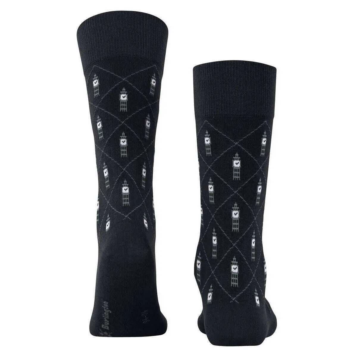 Burlington Black Big Ben Socks
