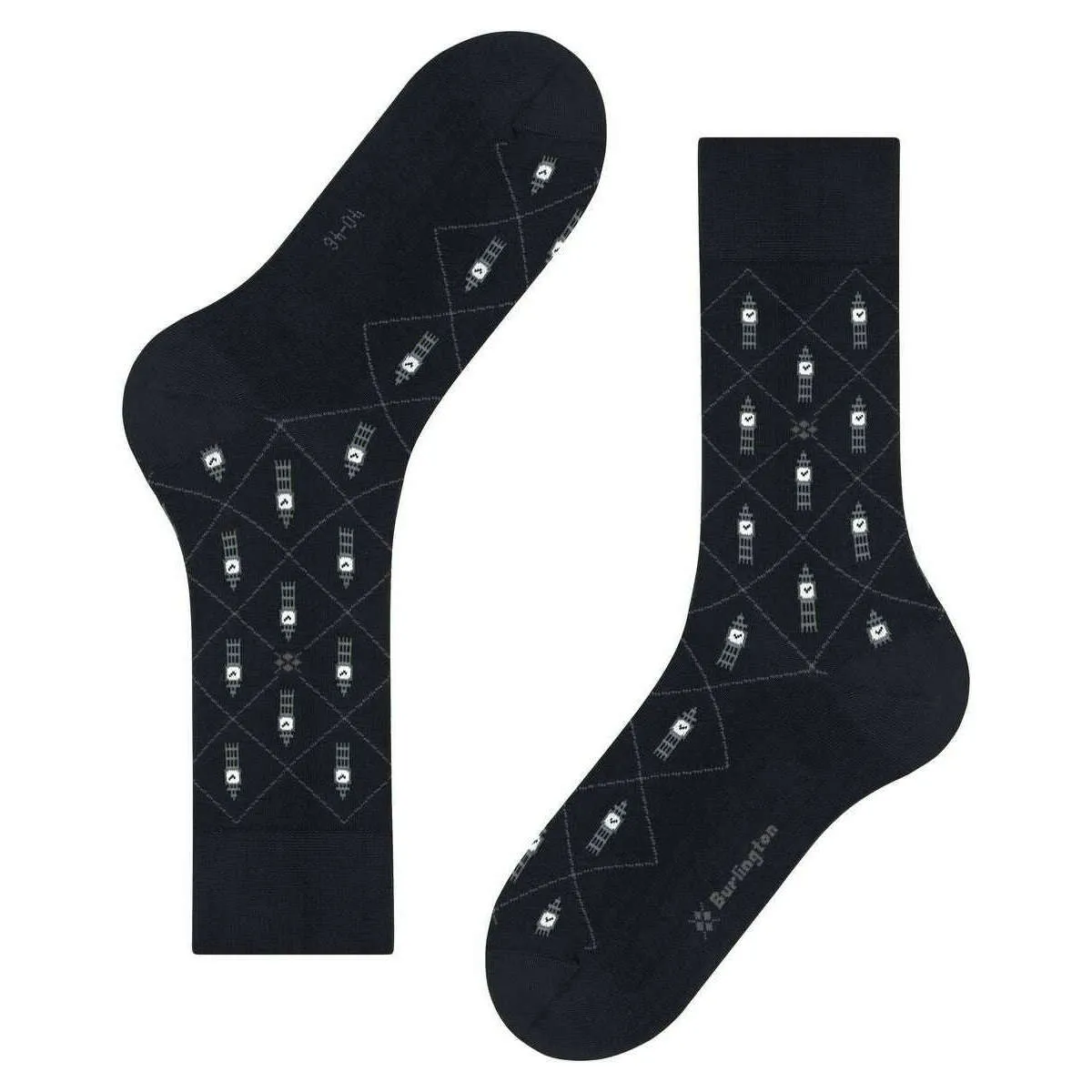 Burlington Black Big Ben Socks