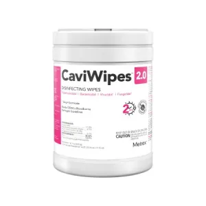 CaviWipes™ 2.0 Surface Disinfectant Premoistened Manual Pull Wipe 65 Count Canister Alcohol Scent NonSterile - Metrex Research  Mfr# 14-1150