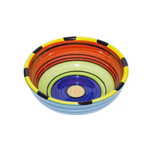Cereal Bowl Set - Set of 4 - Colorful Striped | Acapulco