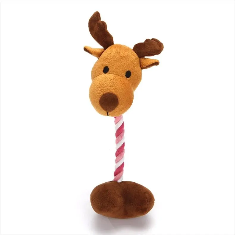 Christmas Themed Dog Squeaker Chew Toys