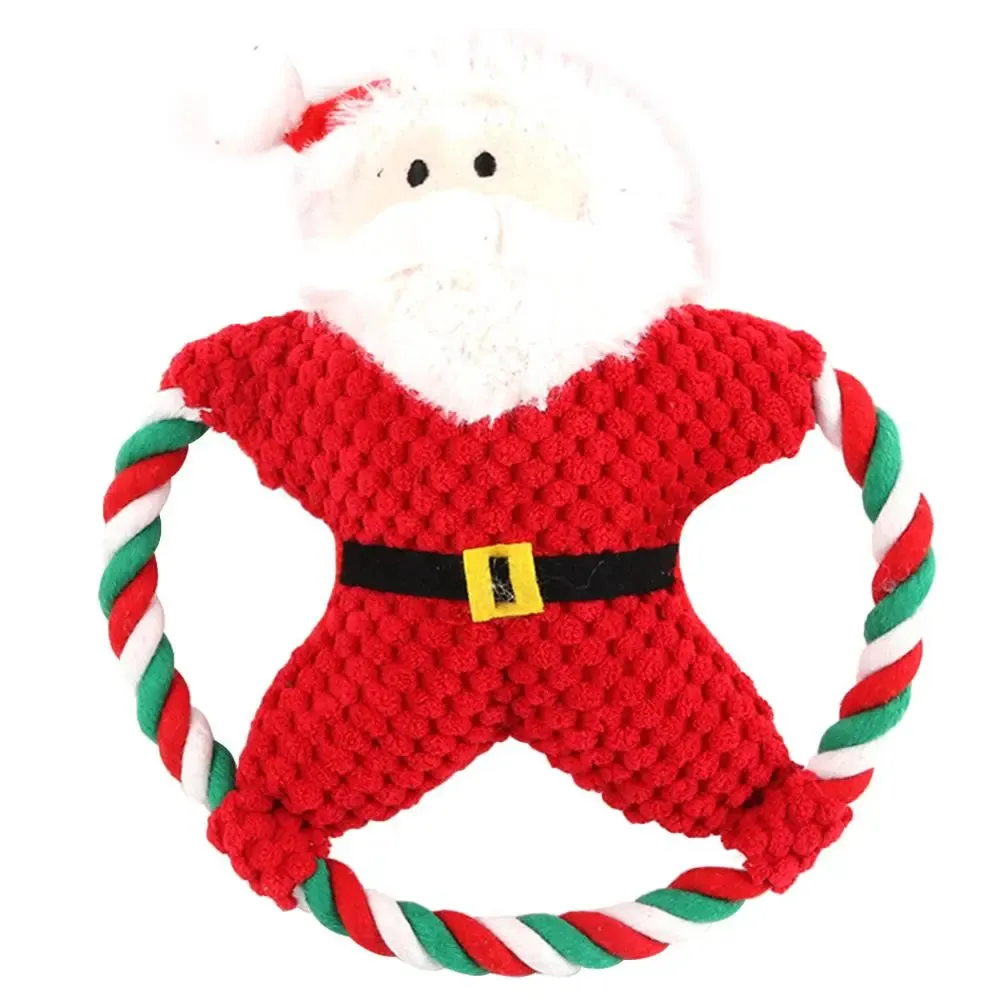 Christmas Themed Dog Squeaker Chew Toys