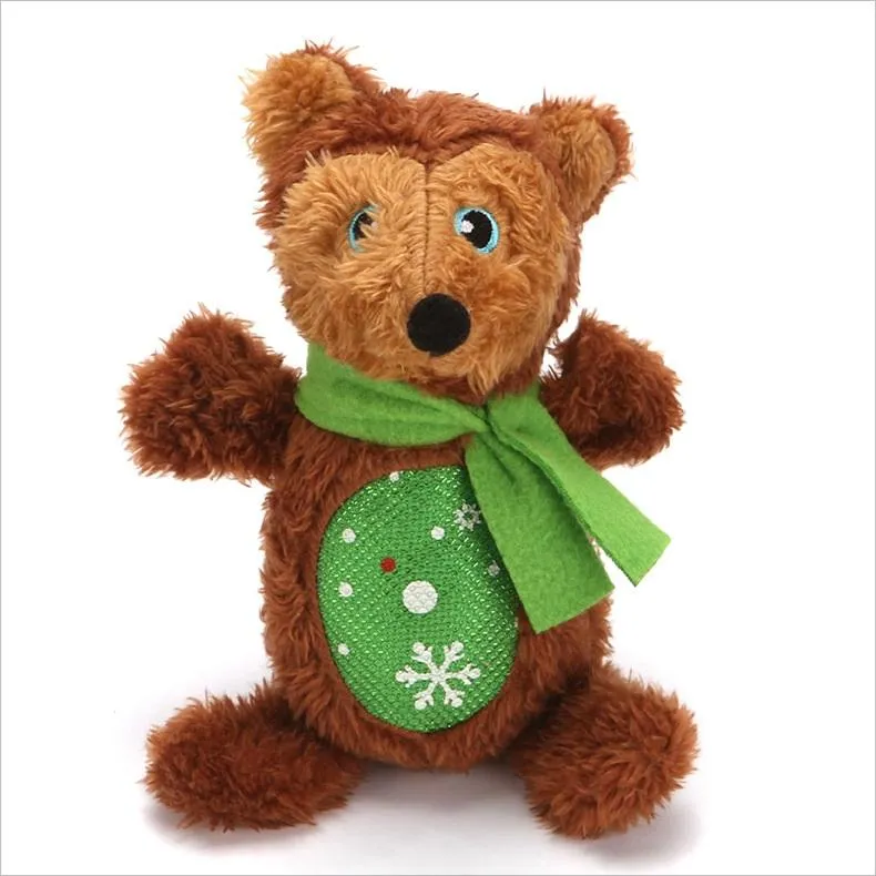 Christmas Themed Dog Squeaker Chew Toys