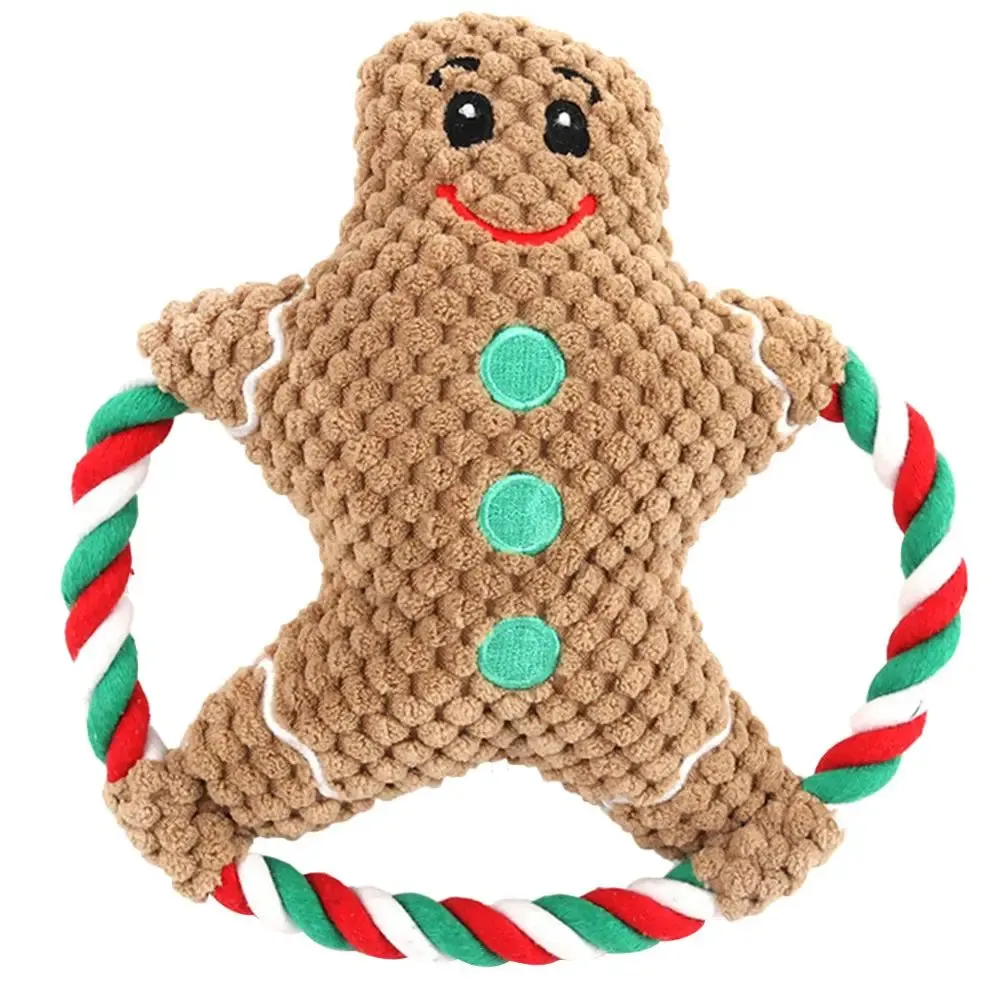 Christmas Themed Dog Squeaker Chew Toys