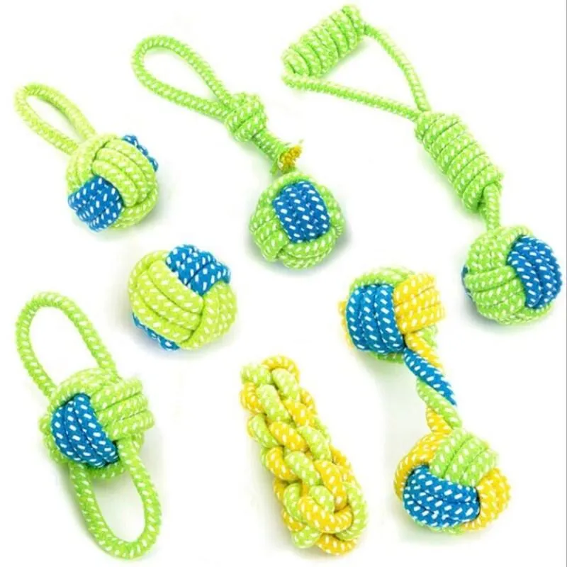Cotton Rope Toys for Pets 7 pcs Set