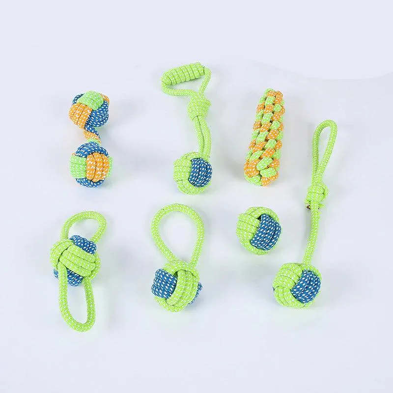 Cotton Rope Toys for Pets 7 pcs Set