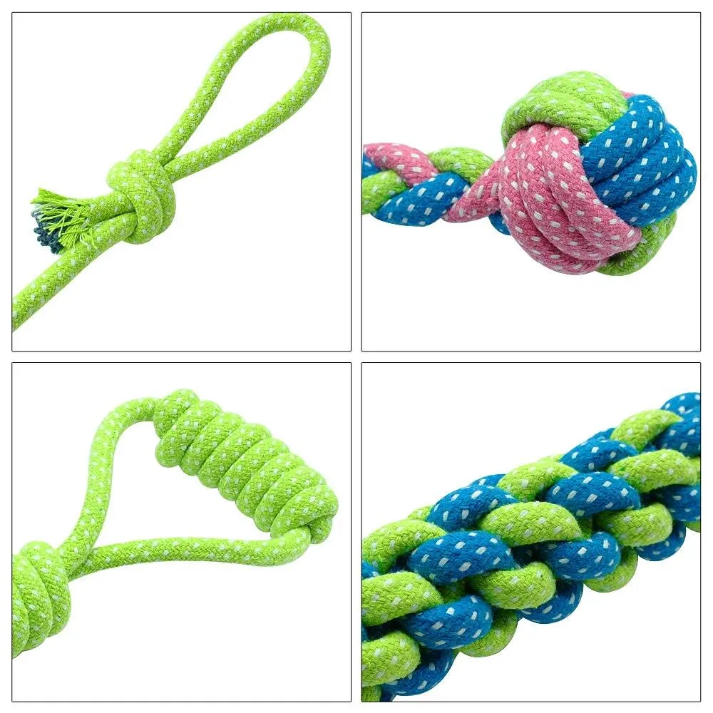Cotton Rope Toys for Pets 7 pcs Set