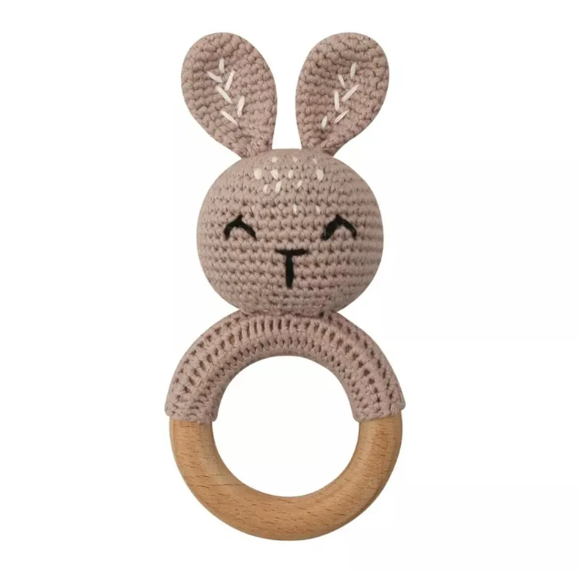 Crochet Baby Bunny Rattle