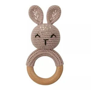 Crochet Baby Bunny Rattle