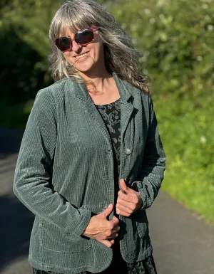 Cut Loose Pocket Blazer in Myrtle