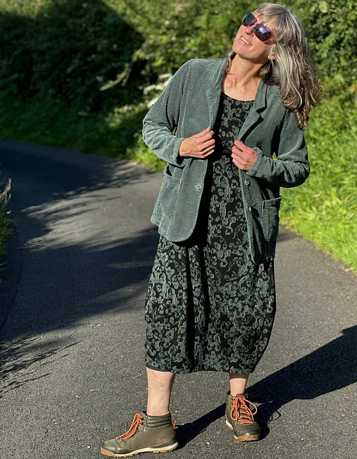Cut Loose Pocket Blazer in Myrtle