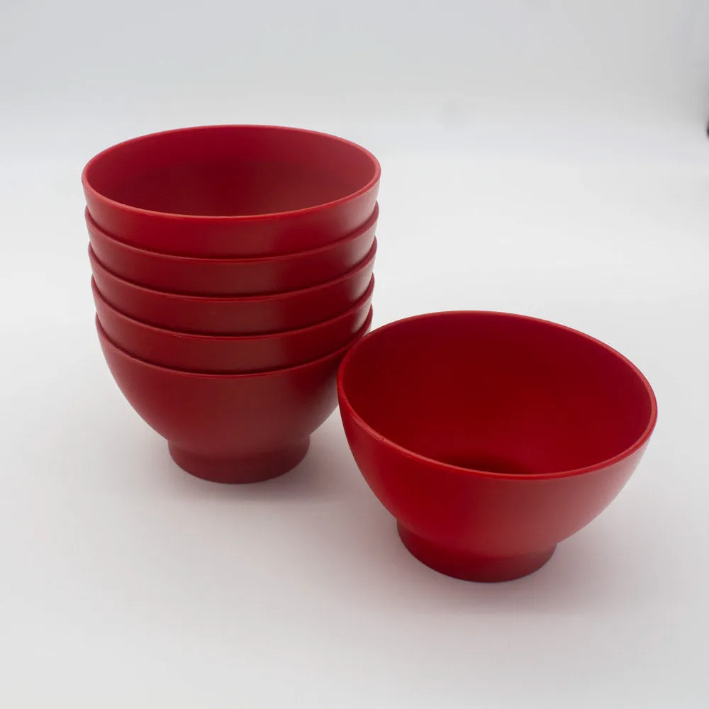 DINING, SALAD, SNACK or SOUP BOWL 6 PIECE SET 17 OZ COZA BPA Free Plastic