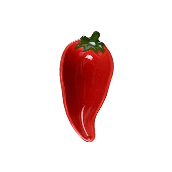 Dipping Dish Bowl Set - Set of 4 - Chile Peppers - Red
