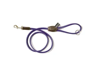 Dogs & Horses Soft Rolled Leather Leads Purple