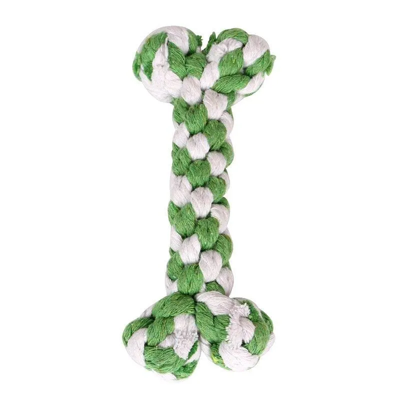 Dog`s Bone Shape Braided Toy