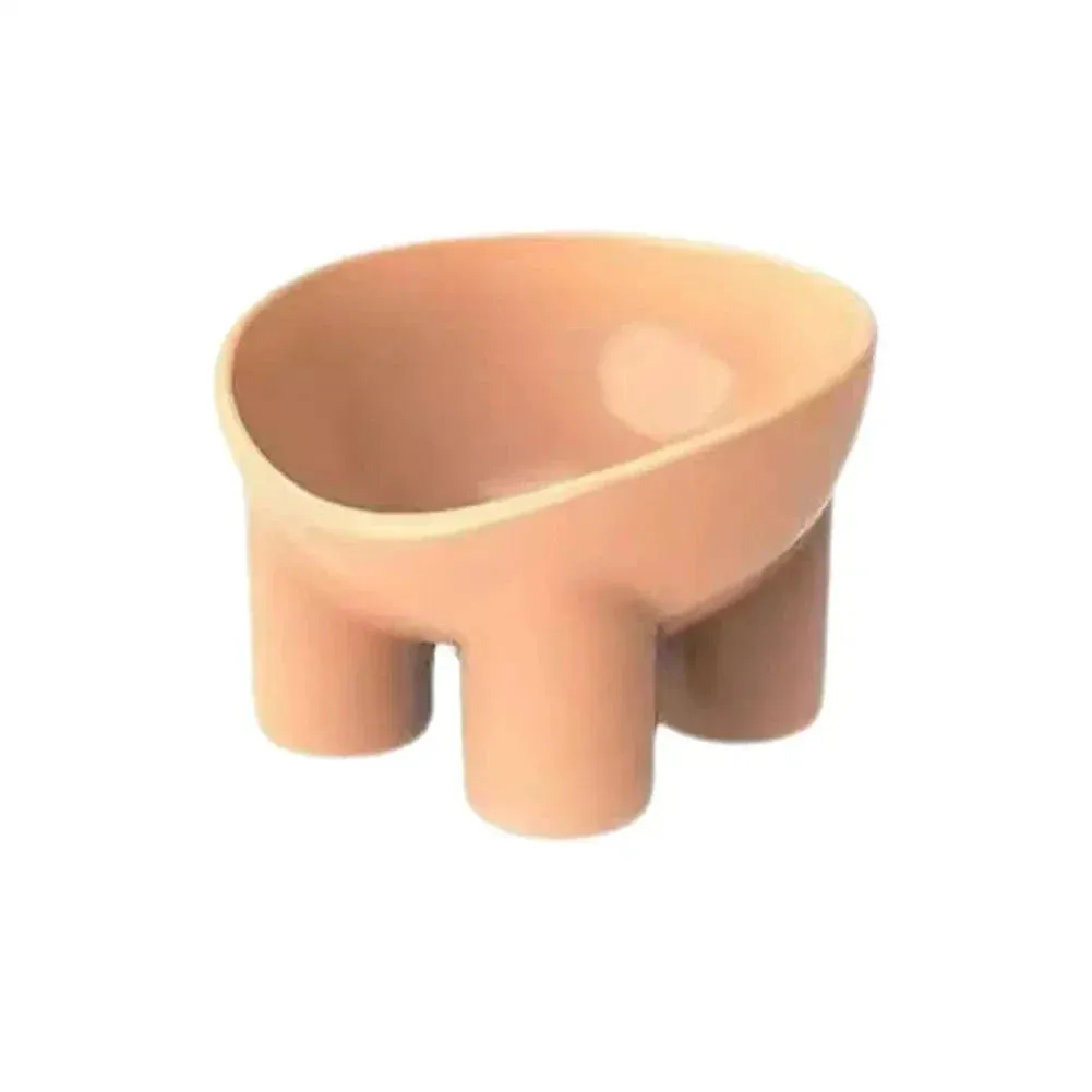 Ergonomic Non-Slip Cat Bowl with Elevated Design for Neck Protection