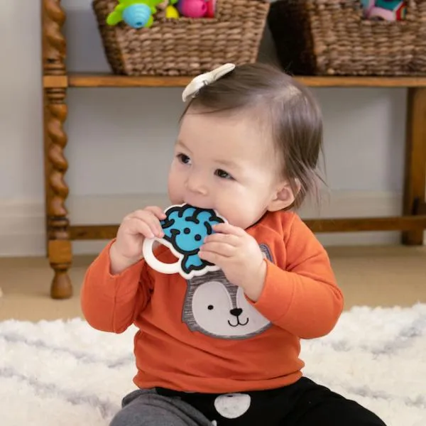 Fat Brain Toys Teether Green