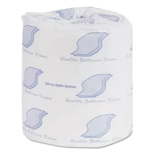 GEN Bath Tissue, Wrapped, Septic Safe, 2-Ply, White, 300 Sheets/Roll, 96 Rolls/Carton - GEN999B