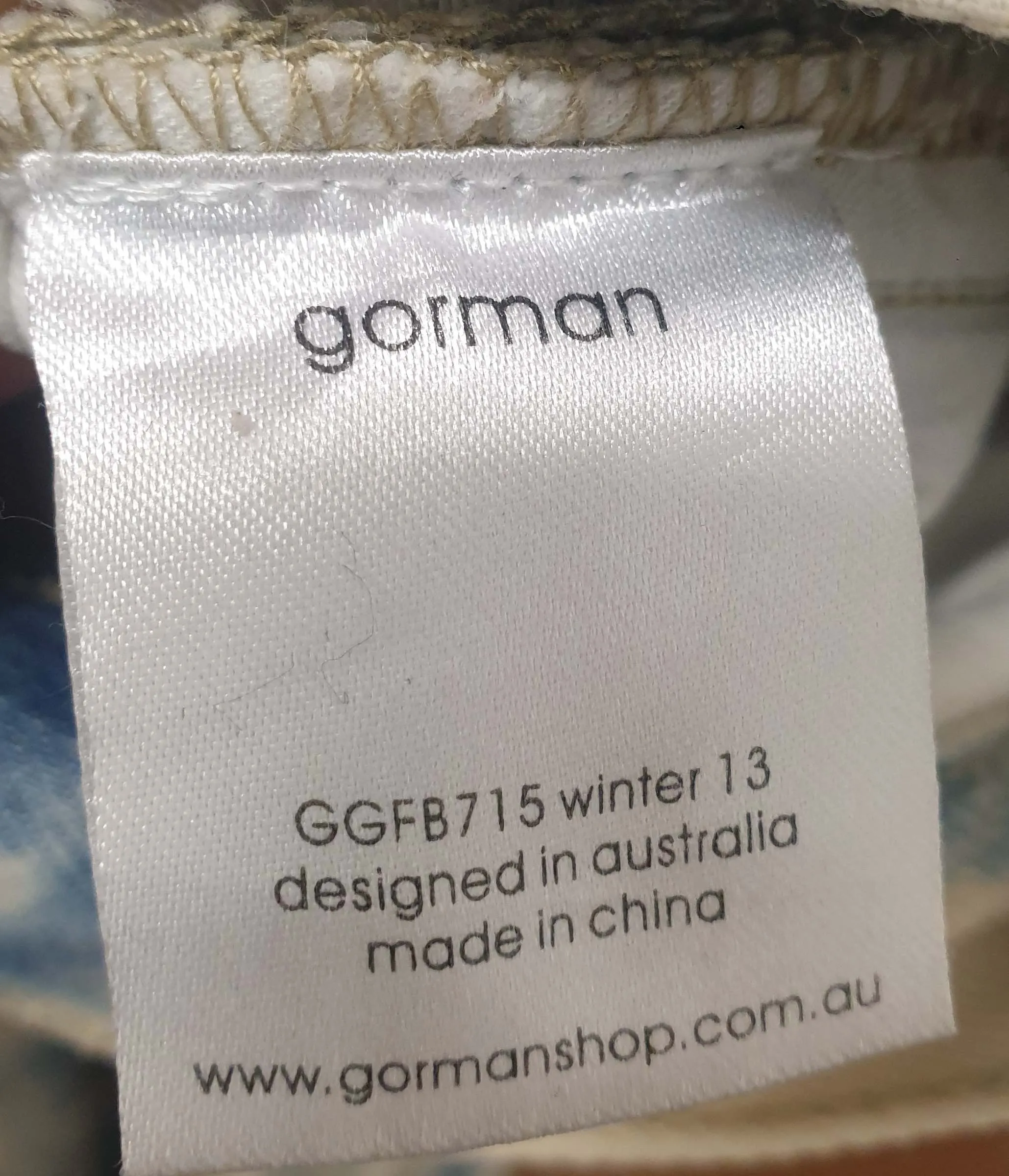 Gorman paint splatter print jeans size 14, fits size 12-14