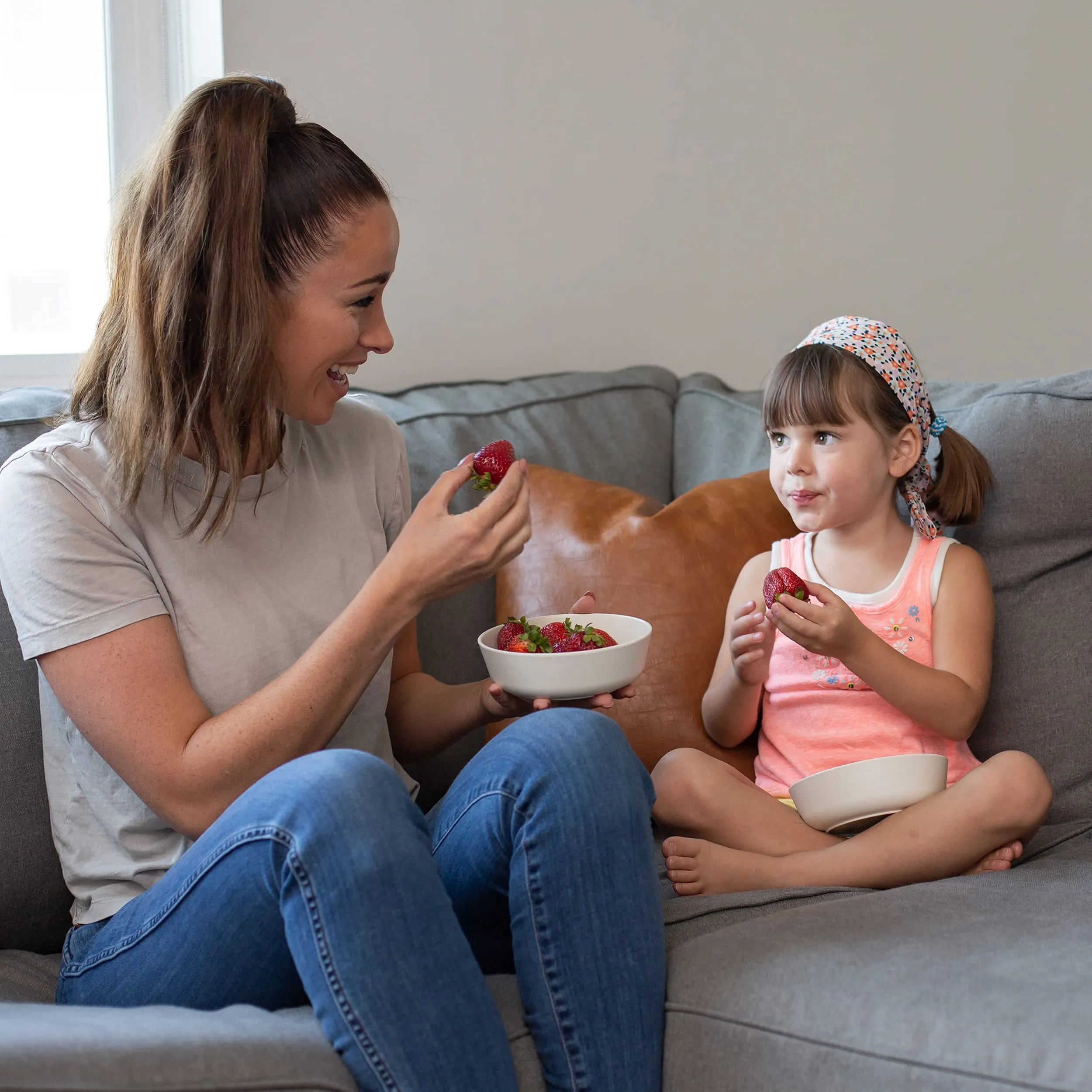Grow Forward: Kids Bamboo Bowl and Plate Set