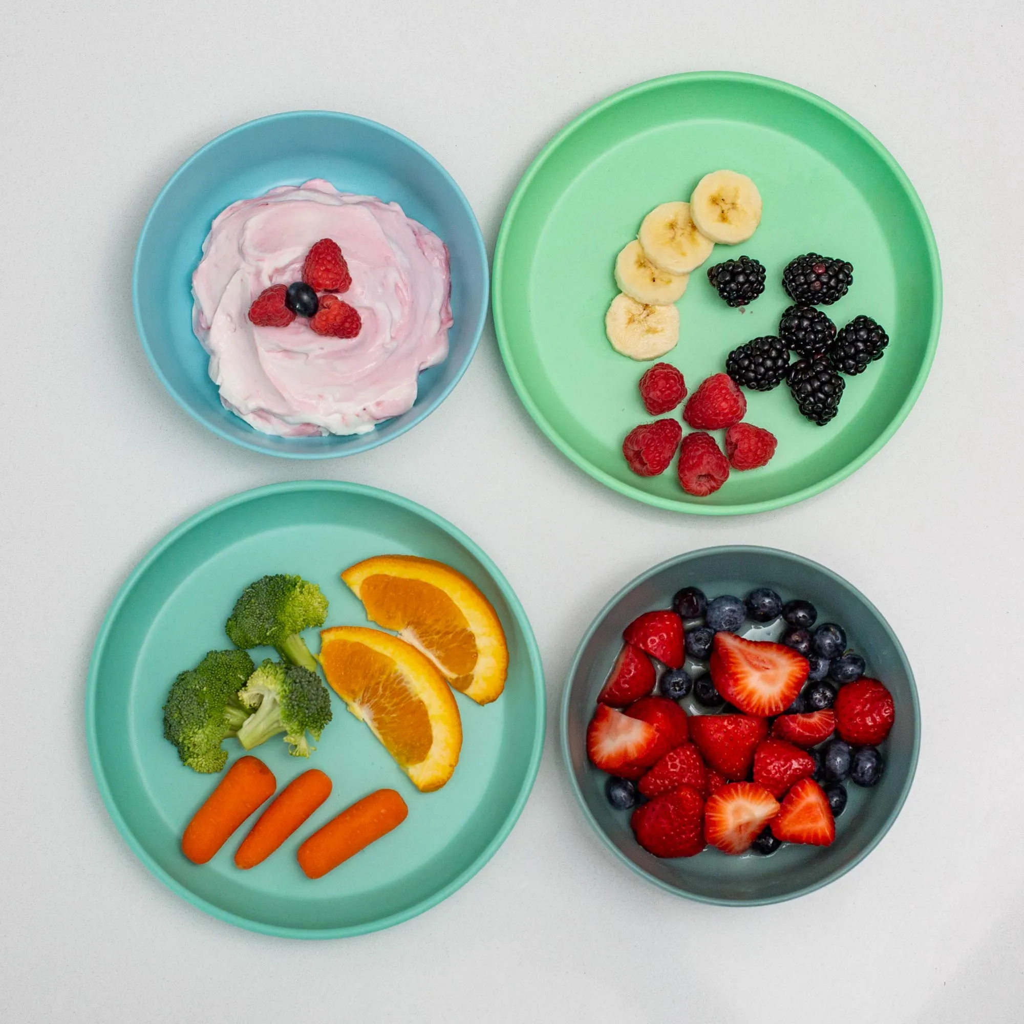 Grow Forward: Kids Bamboo Bowl and Plate Set