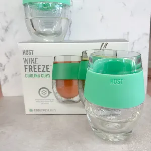 HOST Wine Freeze Cup Set in Mint