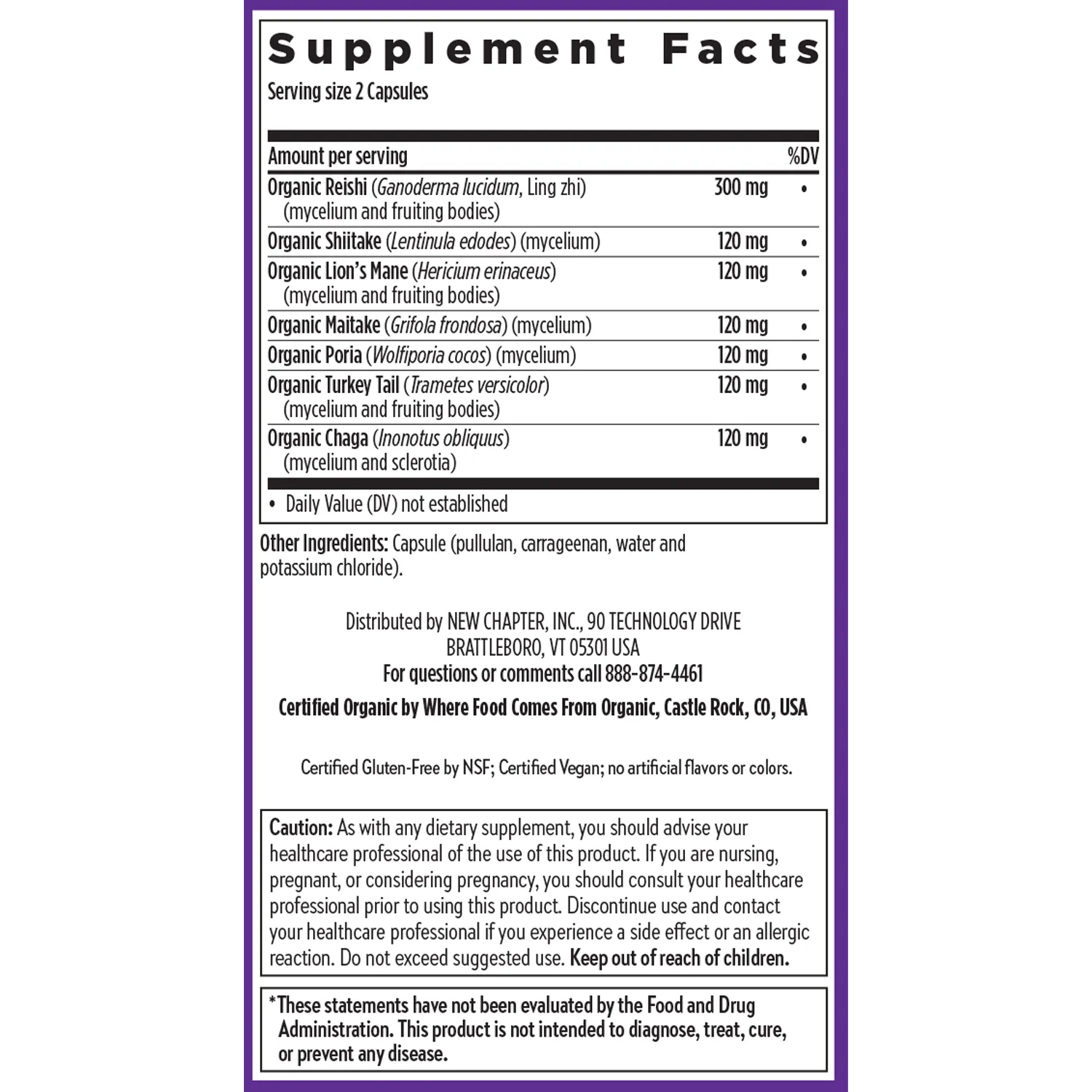 Immune Support: Reishi & Shiitake Mushroom Blend