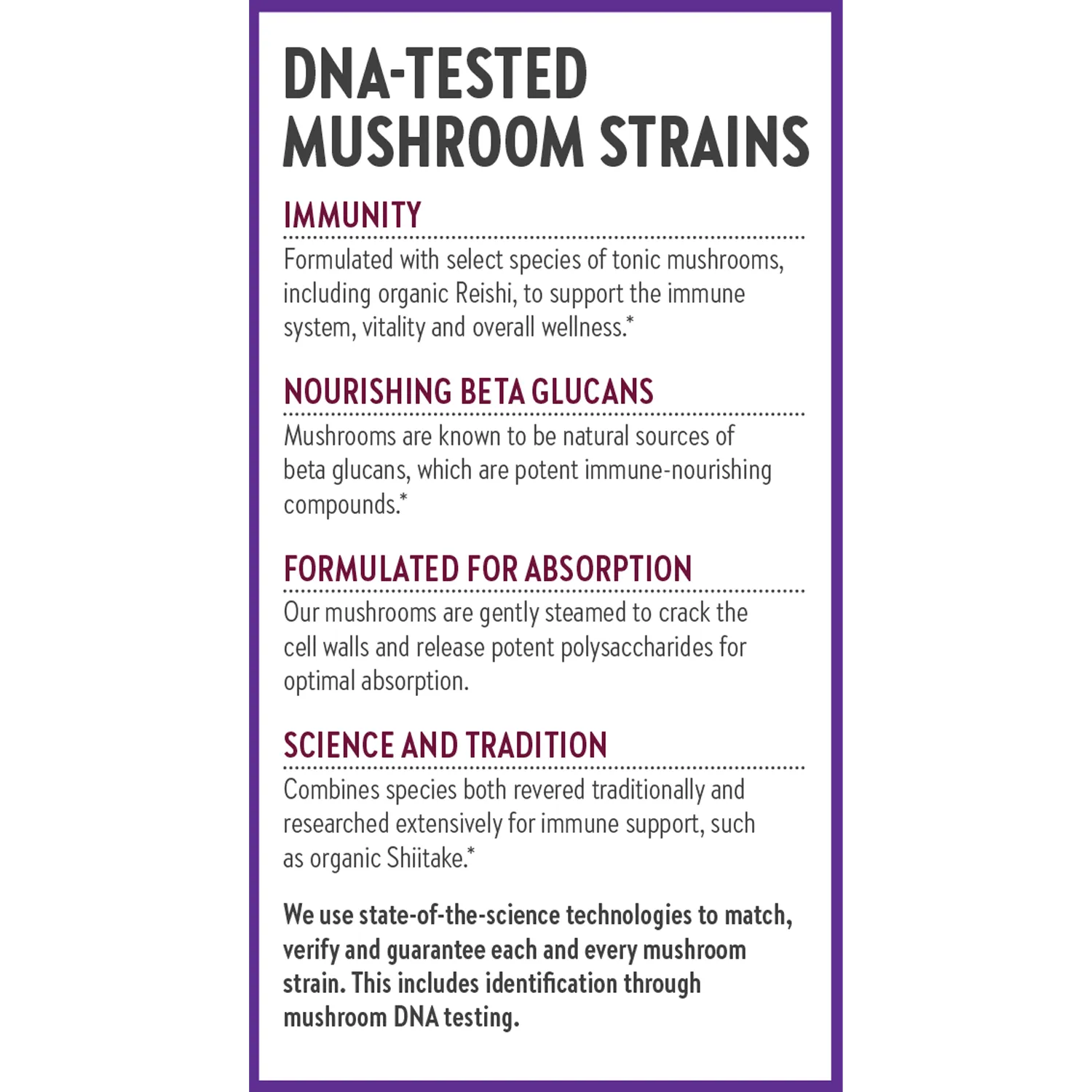 Immune Support: Reishi & Shiitake Mushroom Blend