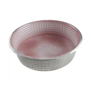 Indipets Jack & Jill XLarge Pearl Blush Bowl for Dogs 74oz
