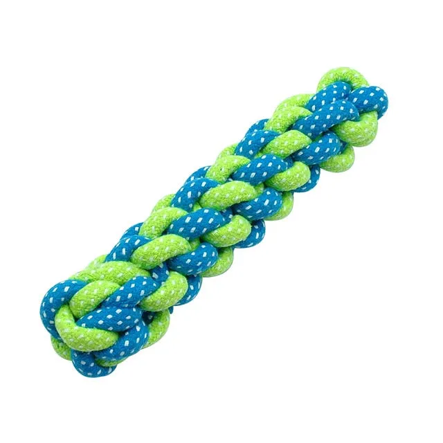 Interactive Cotton Rope Dog Toys Bite-Resistant Pet Puppy Dog Toy. Chew Ball Toy For Small Large Dogs Teeth Cleaning