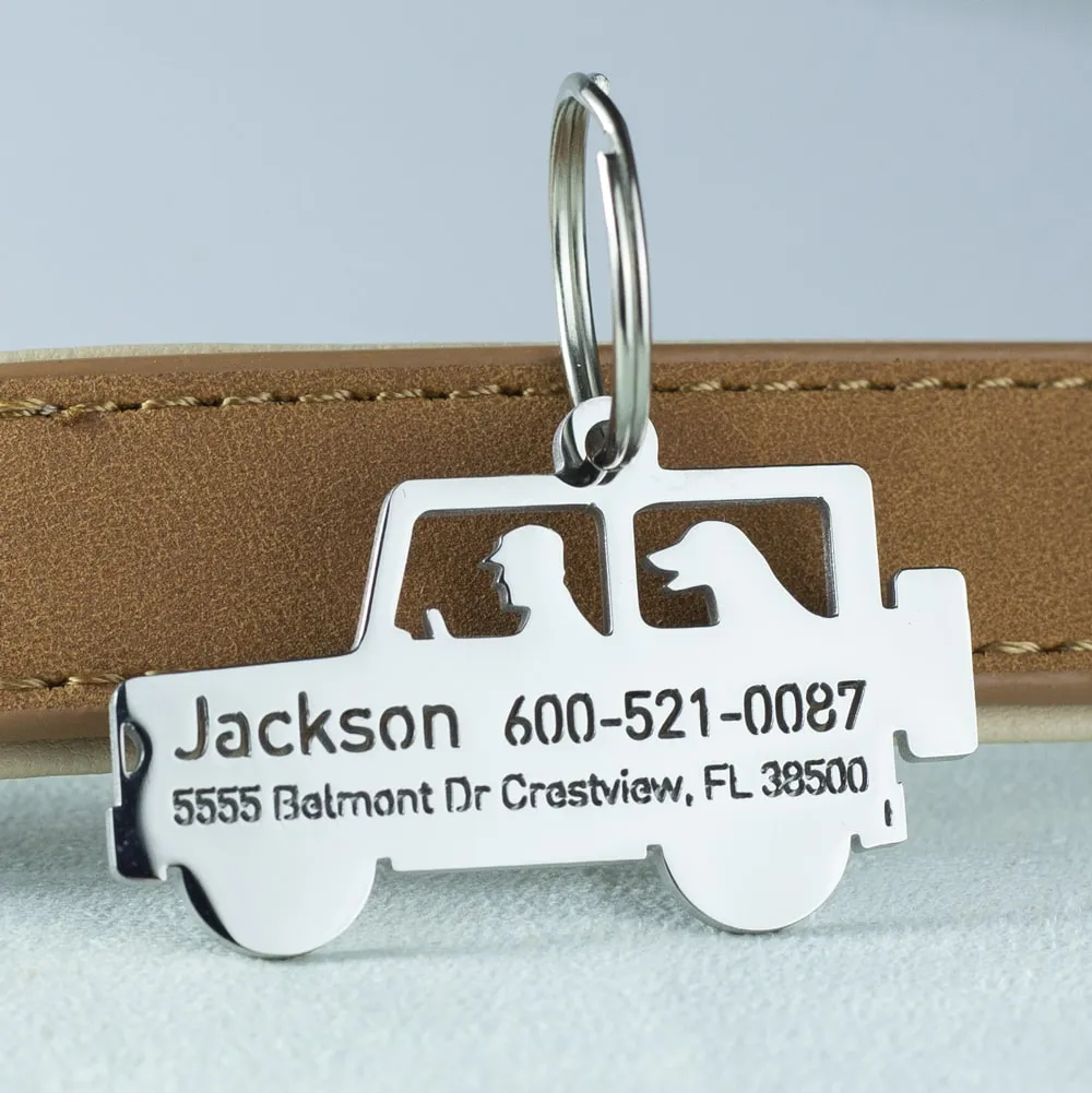 Jeep Dog ID Tag