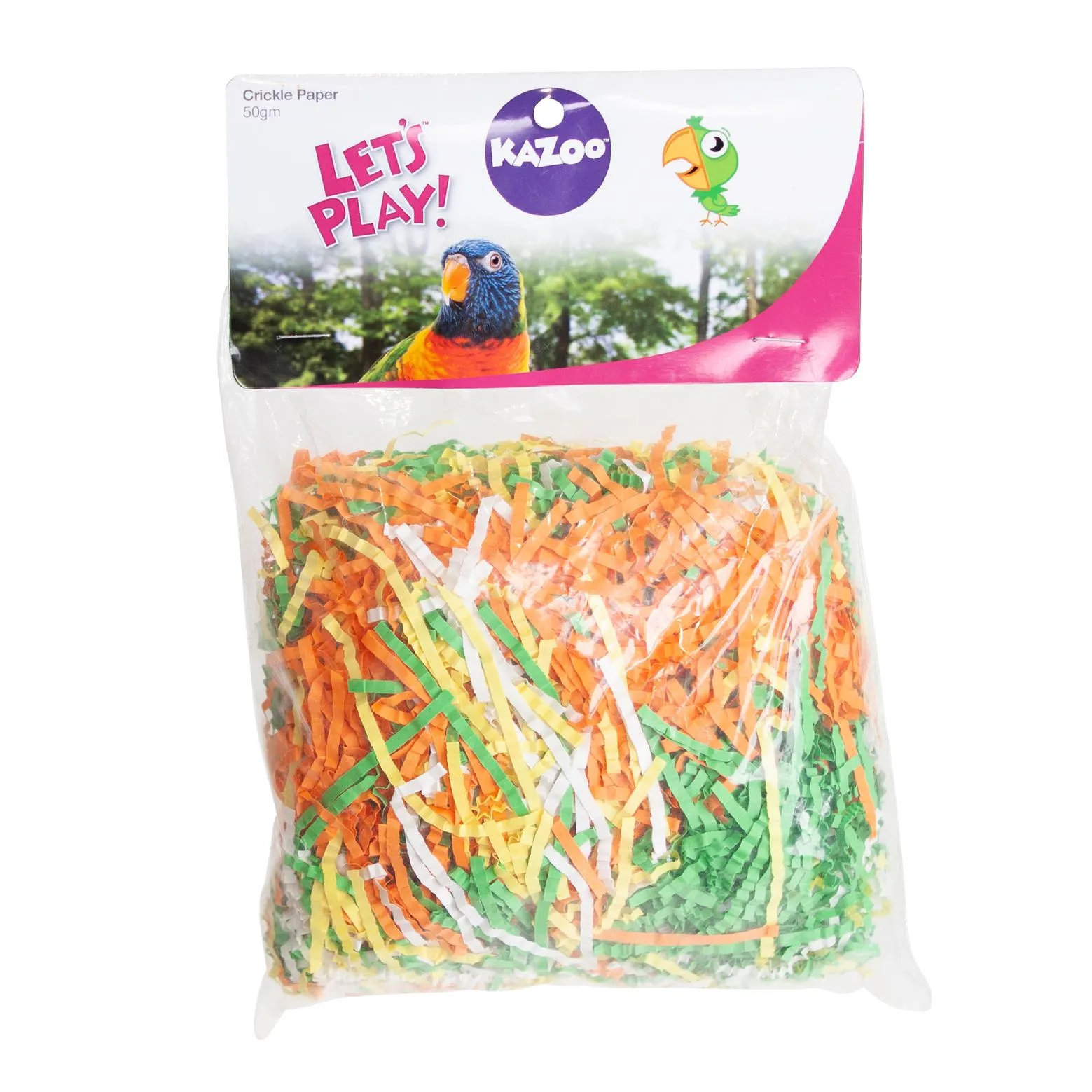Kazoo Bird Toy Replacement Crinkle Paper