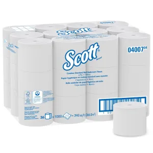 Kimberly Clark Scott Essential Coreless Standard Roll Toilet Paper