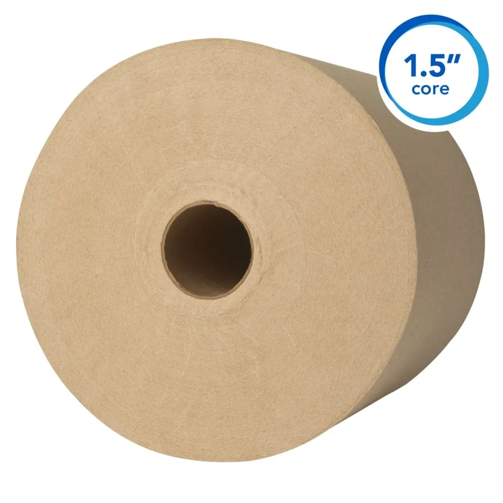 Kimberly Clark Scott Universal Hard Roll Towels, 1 Ply, Brown