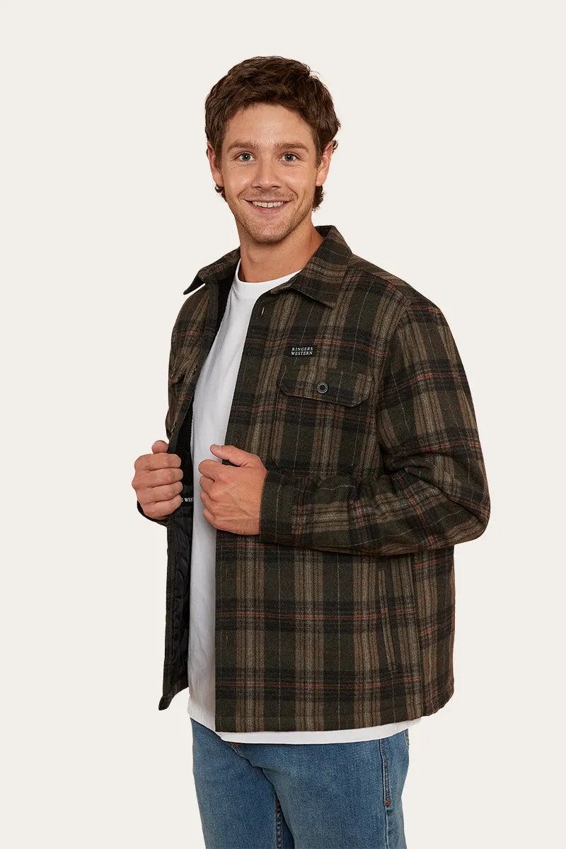 Landsborough Mens Overshirt - Charcoal